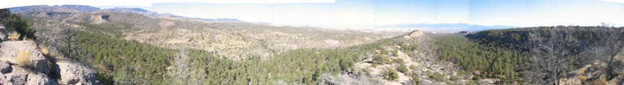 Lower Canyons panorama