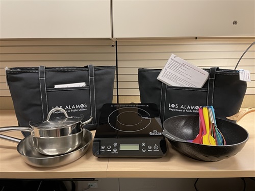 Photo of DPU's induction cooktop kit