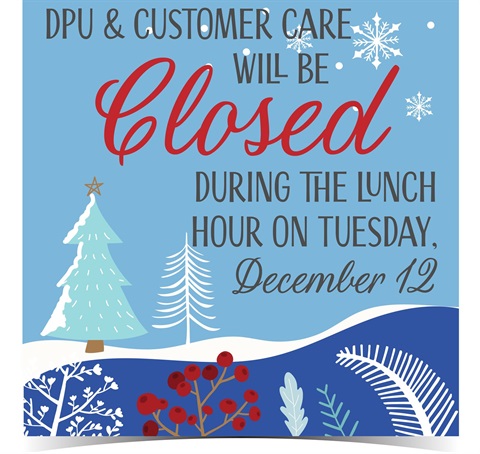 Closure for holiday luncheon 2023