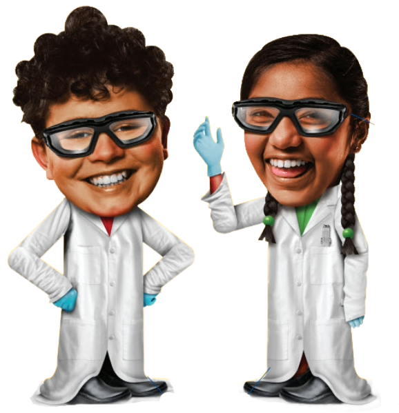 Kids in Energy Researcher Costumes