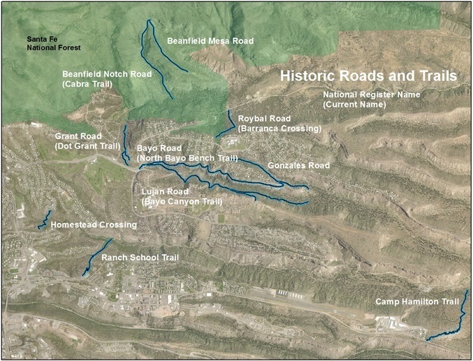 Historic Roads Map